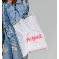 Be Grateful Logo tote bag