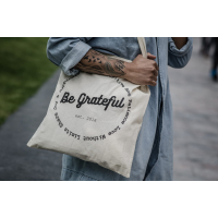 Be Grateful tote bag 