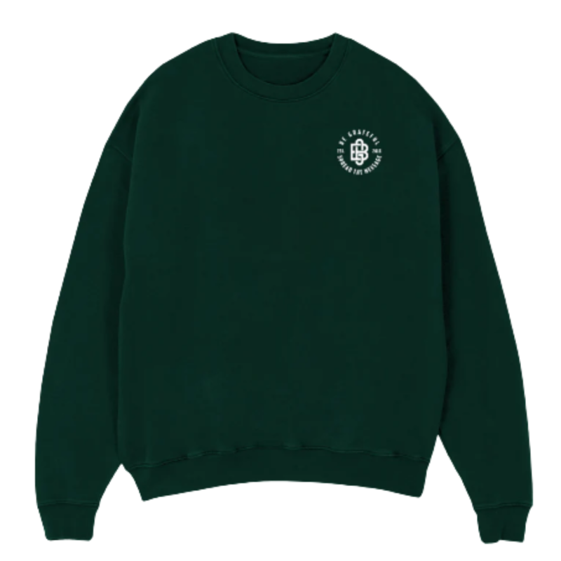 BG Logo Hunter Green  Oversized Unisex Sweater 