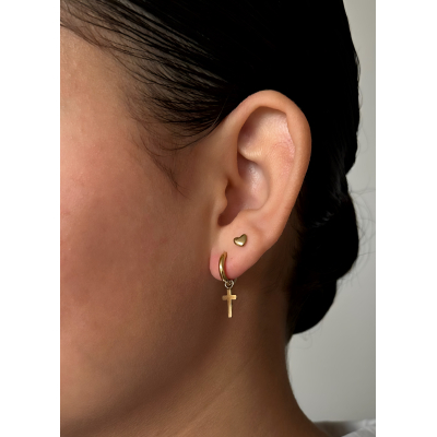 Cross earring 