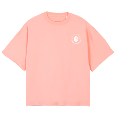 BG Logo Spread The Message Box T-shirt 'Pink Dahlia'