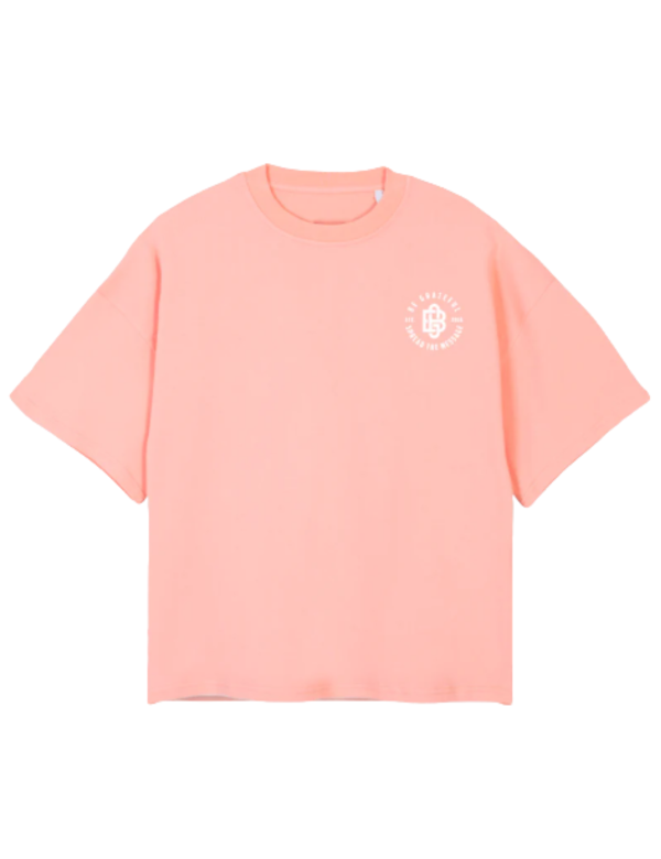 BG Logo Spread The Message Box T-shirt 'Pink Dahlia'