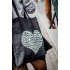 Lovely Heart tote bag